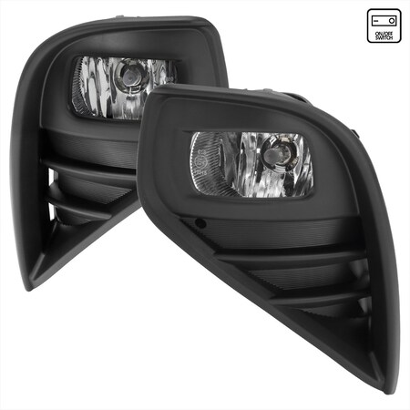 Spec-D Tuning FOG LIGHTS WITH CHROME HOUSING AND CLEAR LENS, 2PK LF-HLDR20COEM-DL